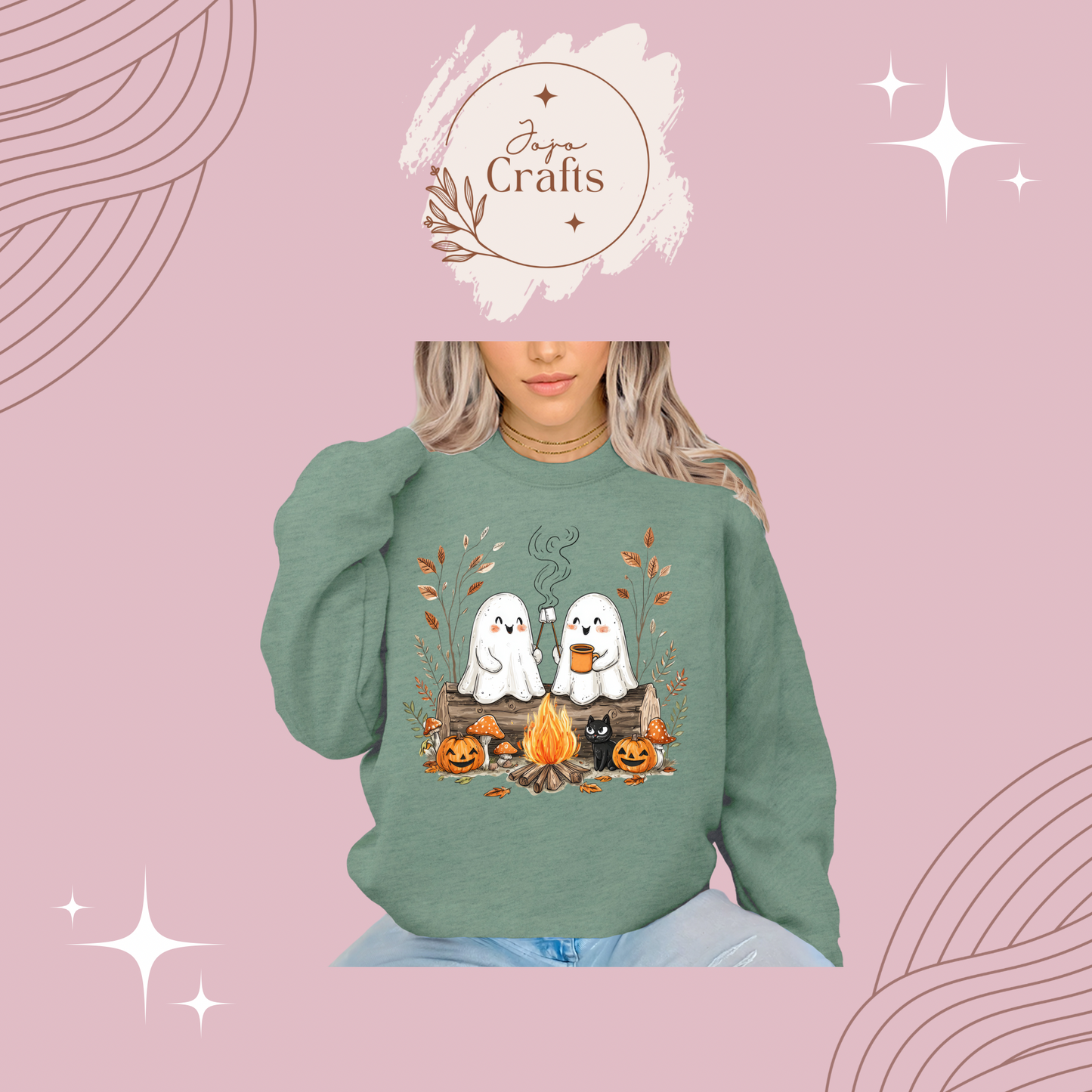 Camping Ghouls Crewneck
