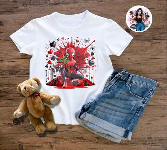 Spidey Rose Youth T-Shirt