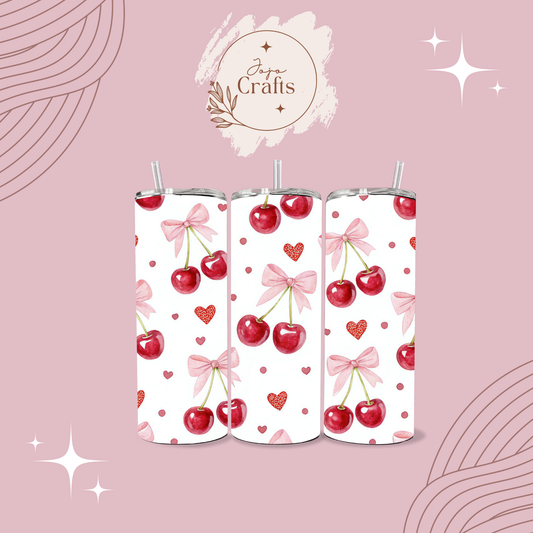 Coquette Cherry 20oz Skinny Tumbler