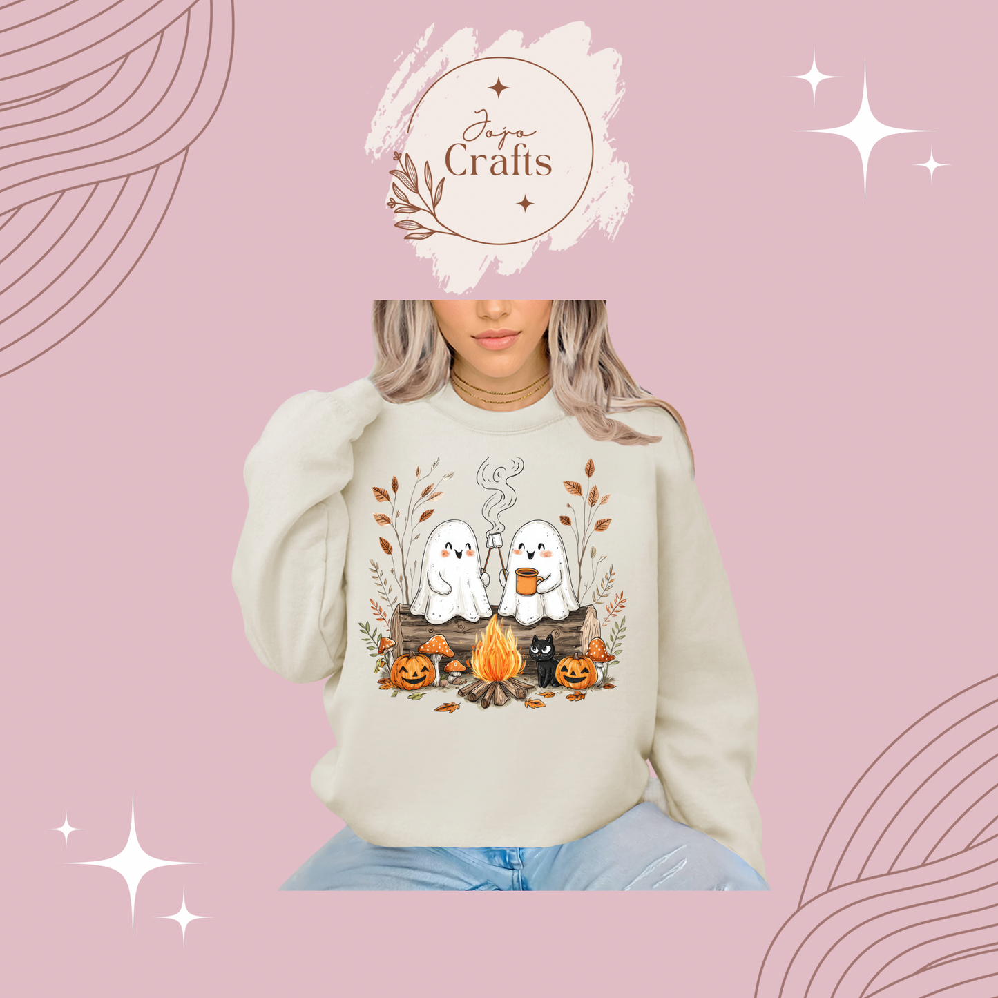 Camping Ghouls Crewneck